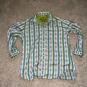 Robert Graham Button-Up Shirt L